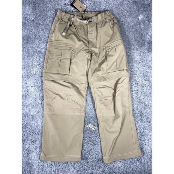Nike ACG Smith Summit Convertible Cargo Pants Size XL Men Khaki FN0428-247